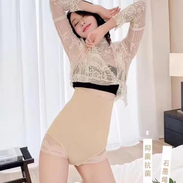 Shapewear Shorts Tummy Control Shapewear Invisible Shaping Shorts High Waisted Body Shaper Shorts Under Dress - Image 12